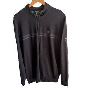 Travis Matthew 1/4 Zip Pullover Mens Size XL TROUBADOUR Golf Course Sweater